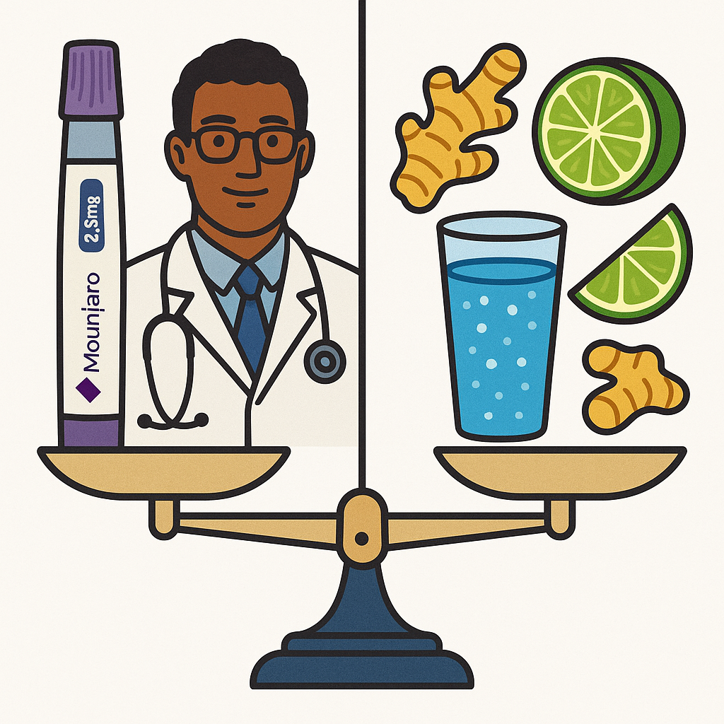 Brazilian Mounjaro Recipe for Weight Loss: The Viral 3-Ingredient Secret in 2025 12 Comparison between Brazilian Mounjaro drink and prescription version