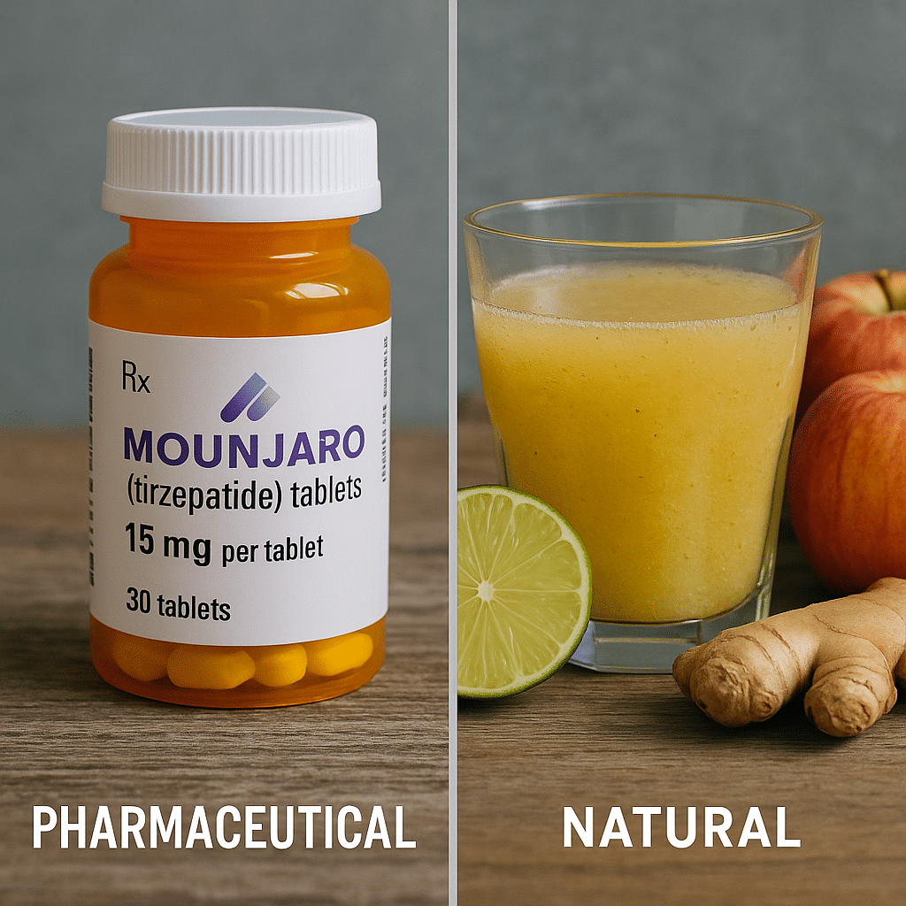 Brazilian Mounjaro Recipe with Apple Cider Vinegar: The Natural Fat-Burning Drink Everyone’s Talking About in 2025 12 Natural Brazilian Mounjaro drink vs prescription medication