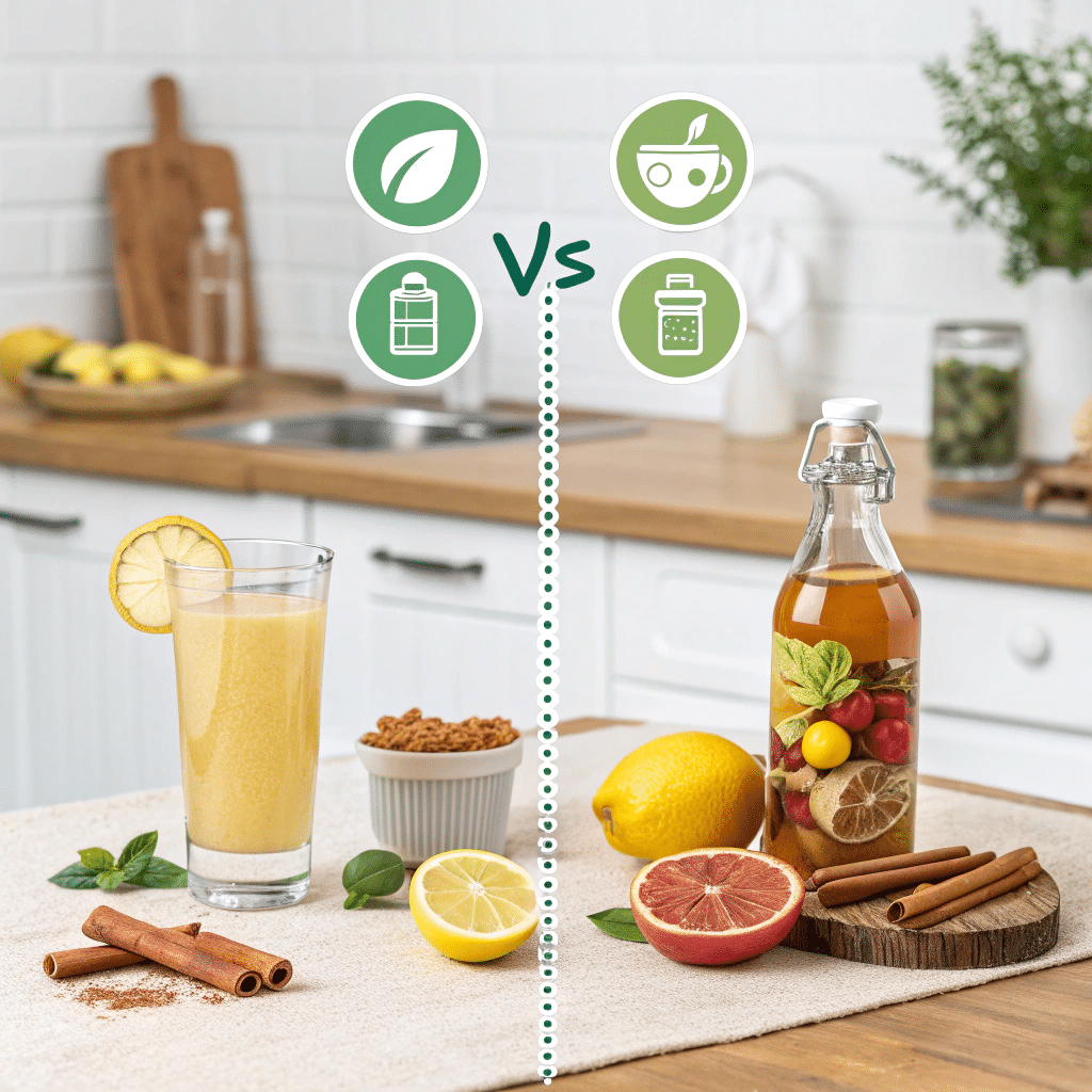 Natural Mounjaro Recipe with 3 Ingredients 2025 16 comparison between natural mounjaro drink and prescription injection