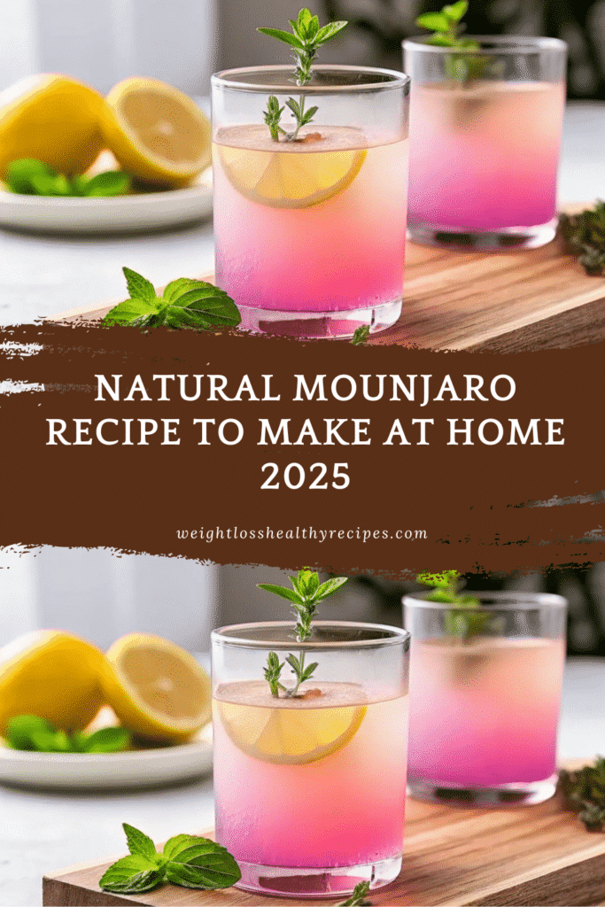 Natural Mounjaro Recipe to Make at Home 2025 16 Natural Mounjaro Recipe to Make at Home 2025 pin