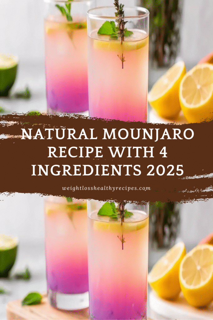 Natural Mounjaro Recipe with 4 Ingredients 2025 16 Natural Mounjaro Recipe with 4 Ingredients 2025
