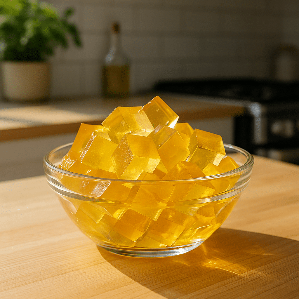 The Viral Gelatin Trick Recipe Everyone's Talking About in 2025 (And How to Do It Right!) 9 Gelatin cubes prepared from viral gelatin trick recipe