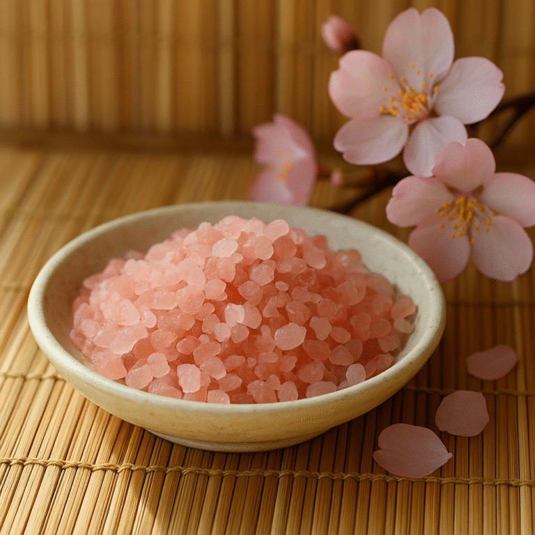 Japanese Pink Salt Recipe: How to Make and Use This Trendy Mineral Boost (2025 Guide) 10 Japanese pink salt crystals in ceramic bowl