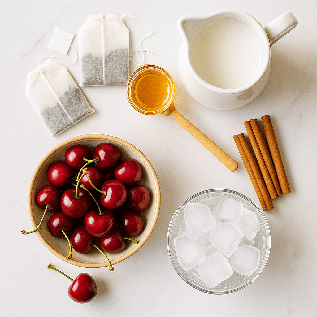 Iced Cherry Chai Latte Recipe (2025 Guide) – How to Make This Sweet & Spicy Summer Drink 12 Ingredients for Iced Cherry Chai Latte Recipe