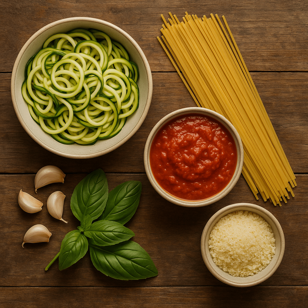 Zoodle Noodle Spaghetti Bowl (Easy 30-Minute Dinner Idea for 2025) 11 Zoodle noodle spaghetti bowl ingredients