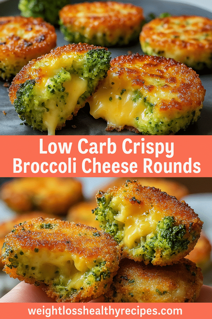 Low Carb Broccoli Cheese Rounds – Crispy, Cheesy & Keto-Friendly! 4 2