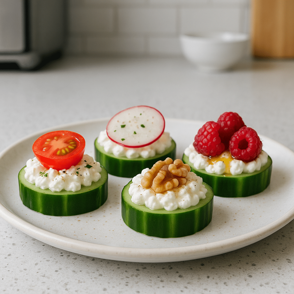 Cucumber Cottage Cheese Bites (2025): A Fresh, High-Protein Snack You’ll Love 10 Topping variations for cucumber cottage cheese bites