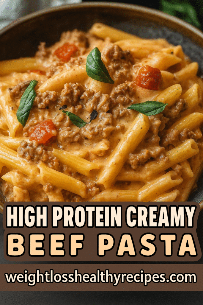 High-Protein Creamy Beef Pasta Recipe for 2025: Easy, Flavorful, and Nutritious! 4 3 1