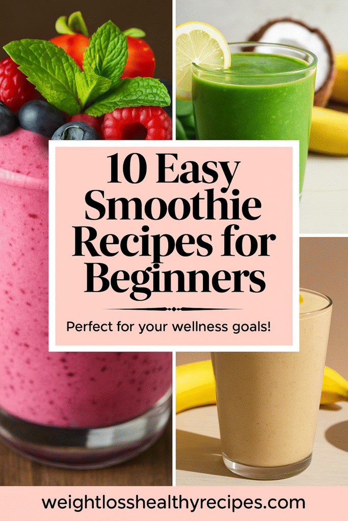 10 Easy Smoothie Recipes for Beginners