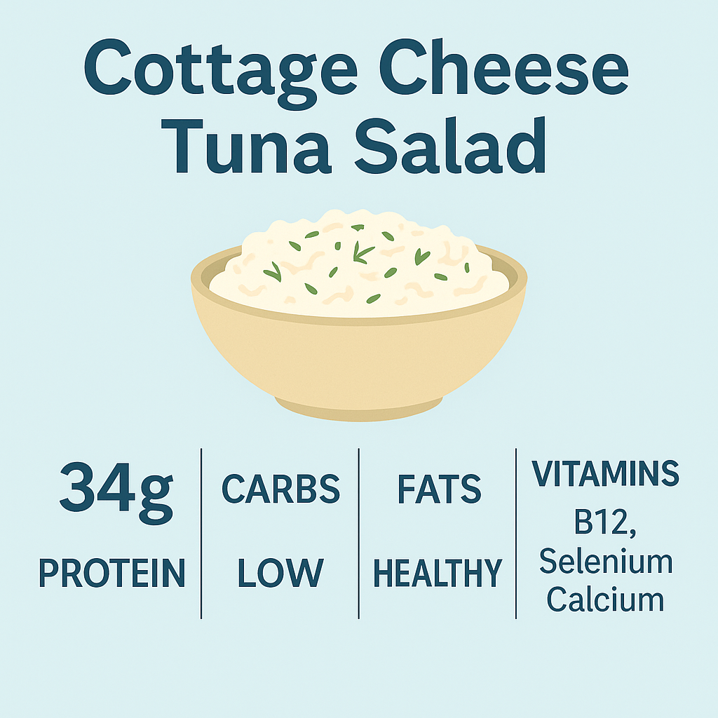 Cottage Cheese Tuna Salad Recipe (2025) – High-Protein, Low-Carb, and Delicious! 14 Nutritional benefits of cottage cheese tuna salad