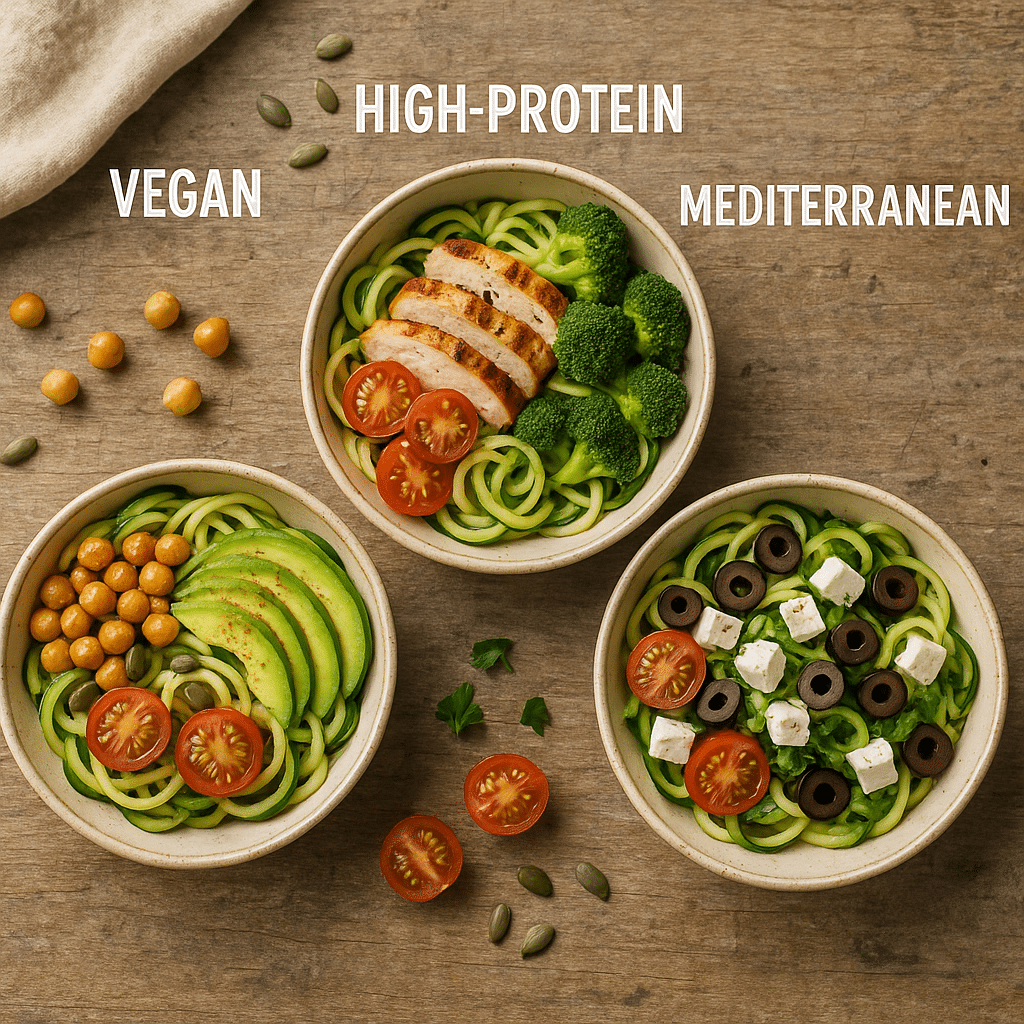 Zoodle Noodle Spaghetti Bowl (Easy 30-Minute Dinner Idea for 2025) 13 Zoodle noodle bowl variations