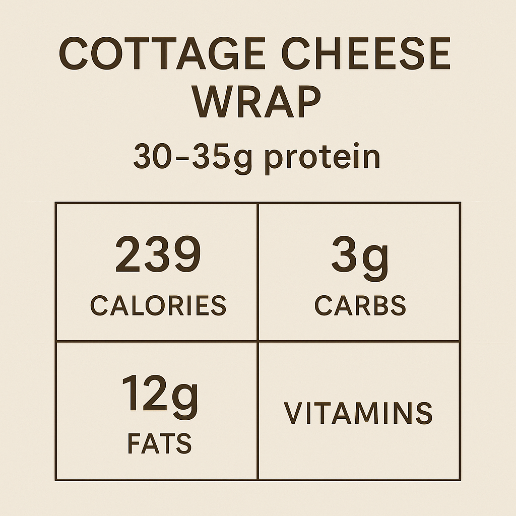 Viral Cottage Cheese Wrap Recipe (2025): High-Protein, Low-Carb & TikTok Famous! 14 cottage cheese wrap nutrition facts