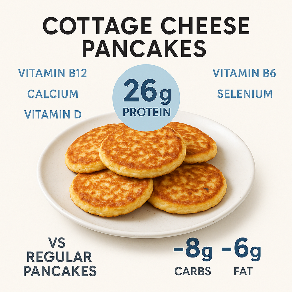 Savory Cottage Cheese Pancakes Recipe You’ll Love in 2025 16 Nutritional benefits of savory cottage cheese pancakes