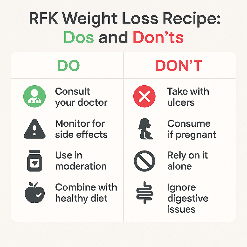RFK Weight Loss Recipe (2025 Guide): The Viral Detox Drink Everyone’s Talking About 14 RFK Weight Loss Recipe Safety Guidelines
