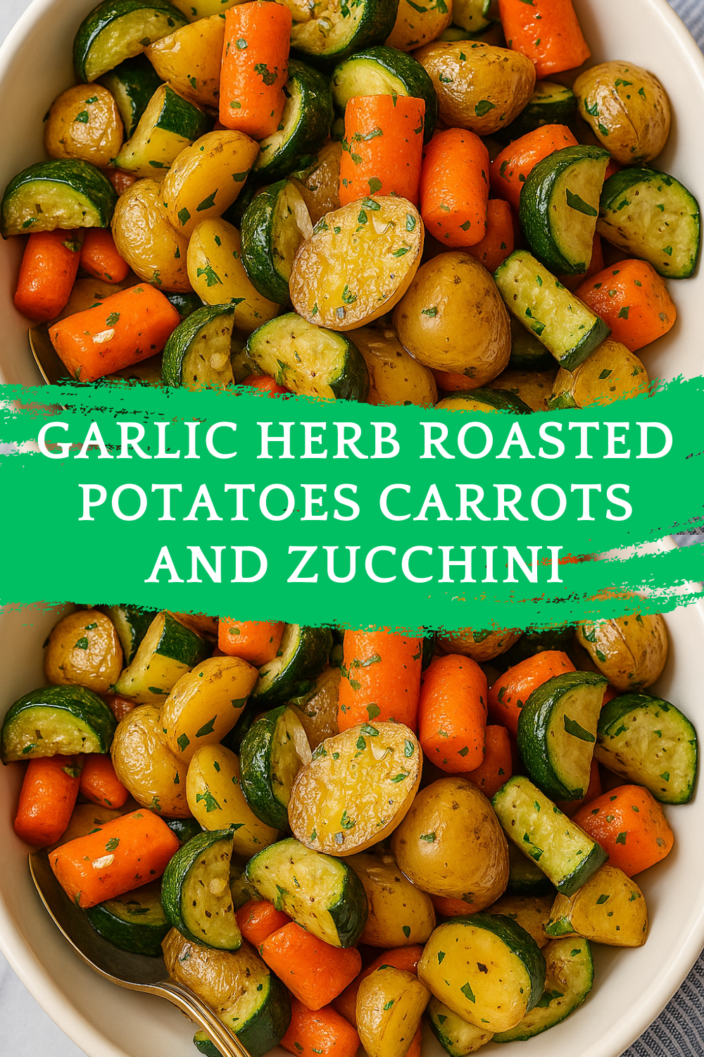 Garlic Herb Roasted Potatoes Carrots and Zucchini 2