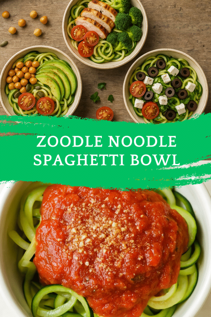 Zoodle Noodle Spaghetti Bowl (Easy 30-Minute Dinner Idea for 2025) 15 Zoodle Noodle Spaghetti Bowl