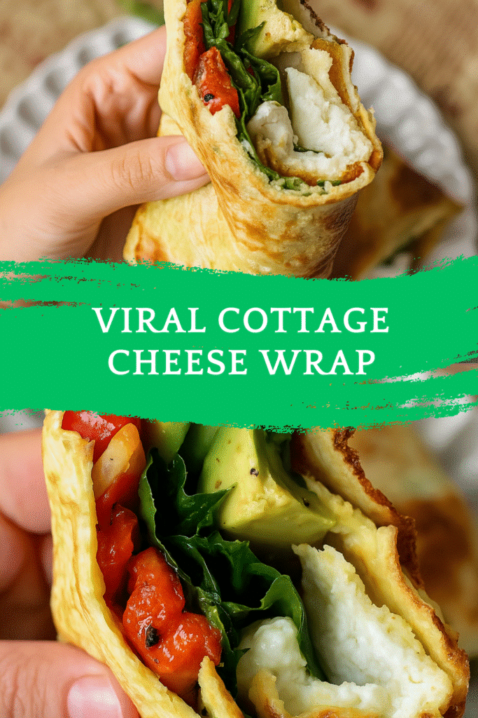 Viral Cottage Cheese Wrap Recipe (2025): High-Protein, Low-Carb & TikTok Famous! 15 cottage cheese wrap