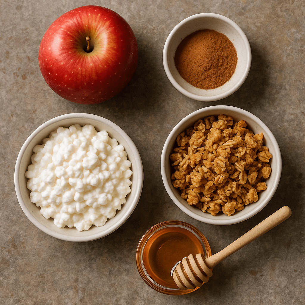 Cinnamon Apple Cottage Cheese Bowl (2025): A High-Protein Breakfast You’ll Love 11 Ingredients for cinnamon apple cottage cheese bowl