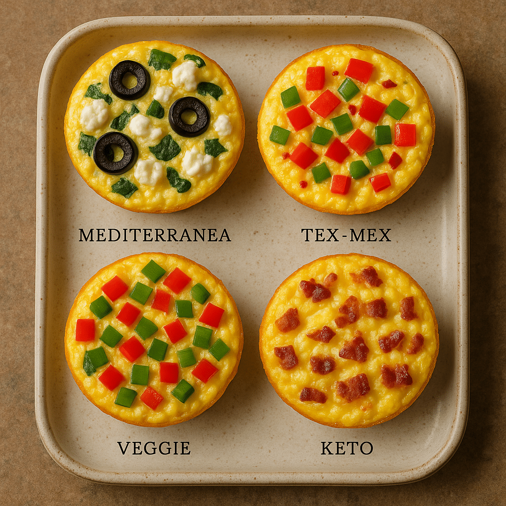 Cottage Cheese Egg Muffins Recipe (2025): High-Protein, Meal-Prep Friendly Breakfast Bites 14 Flavor variations of cottage cheese egg muffins