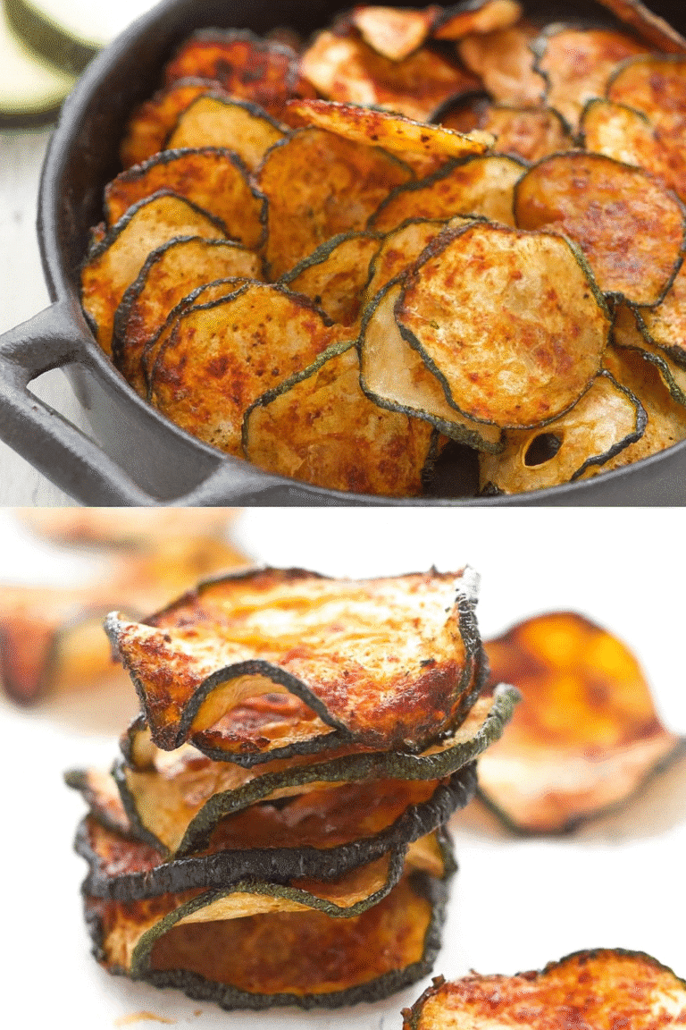 Easy Keto Zucchini Chips Recipe