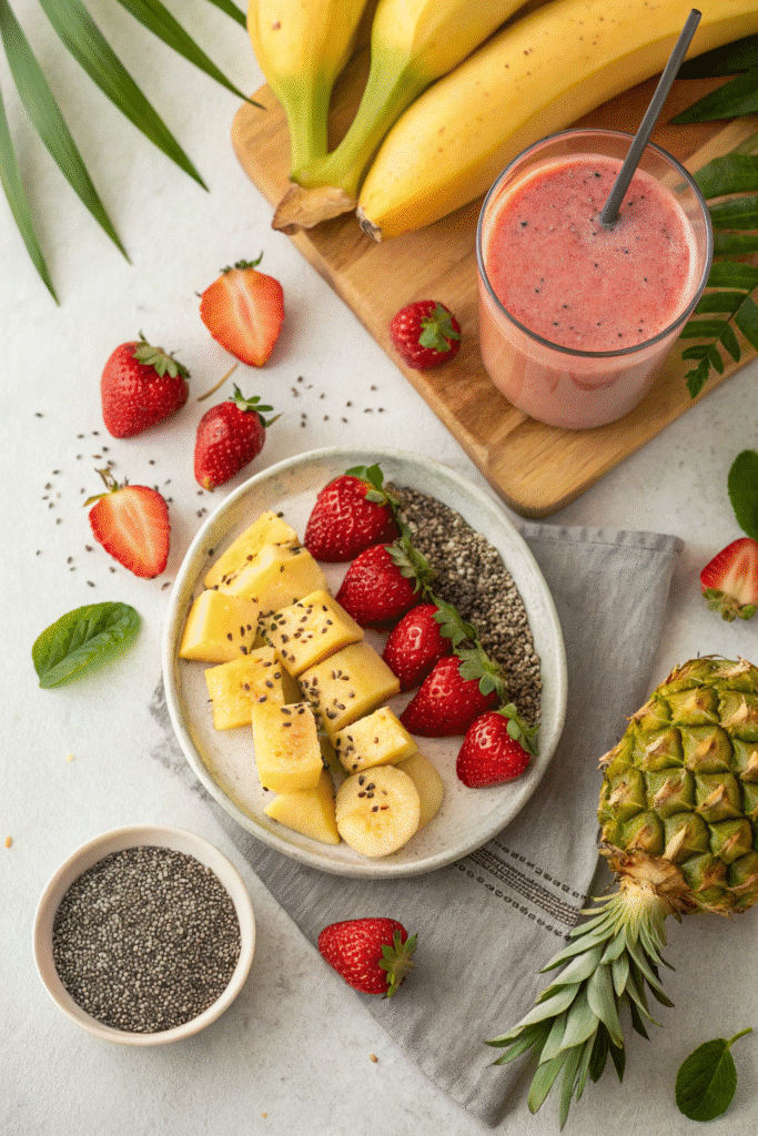 Banana Strawberry Pineapple Smoothie Recipe (2025) – Refreshing, Tropical, and Healthy! 13 image 158