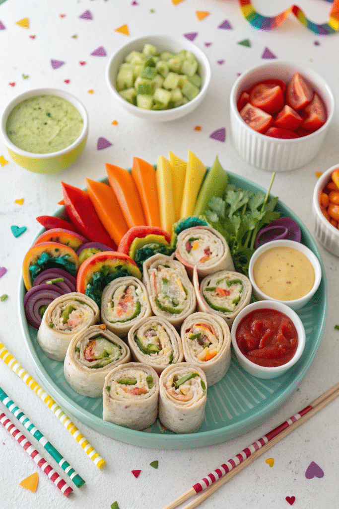Rainbow Veggie Pinwheels Recipe (2025): A Colorful, Healthy Snack for All Ages 18 image 291