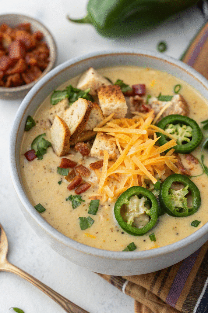 Jalapeño Popper Soup Recipe (2025): The Creamy Kick You Didn’t Know You Needed 15 image 188