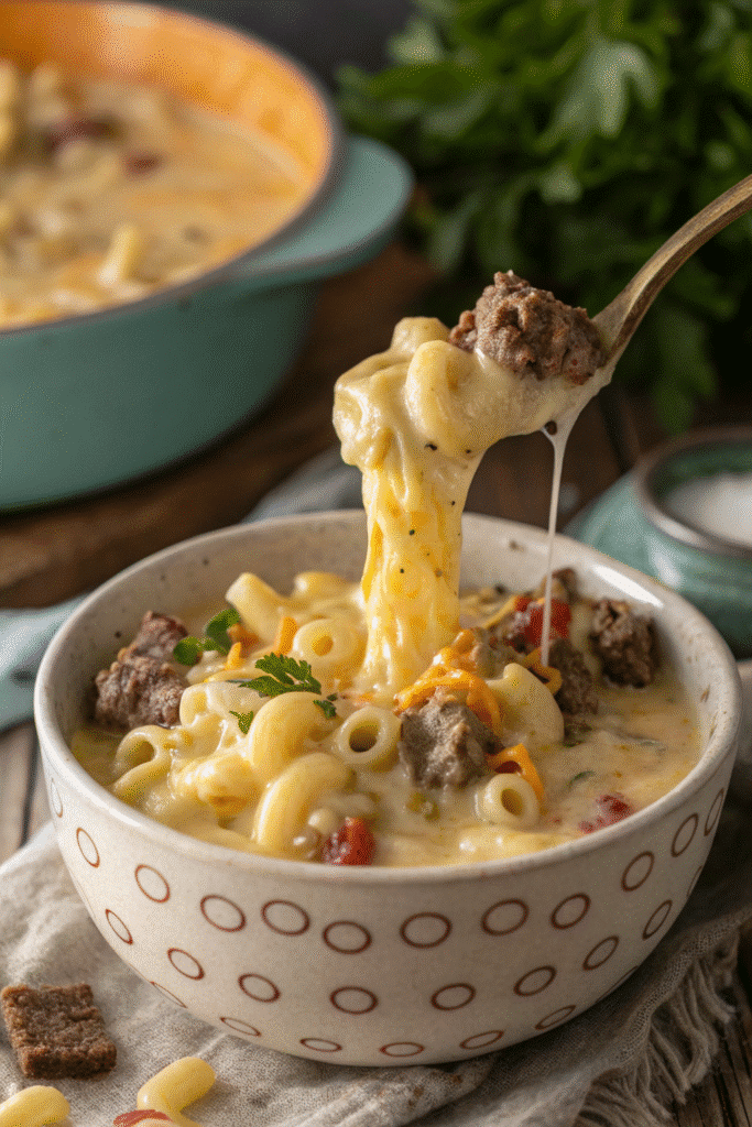 One-Pot Macaroni Cheeseburger Soup Recipe (2025) 17 image 44