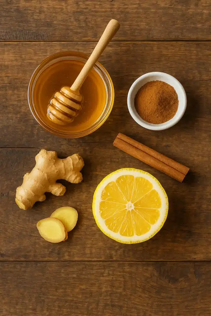 Canaan Honey Trick Recipe for Weight Loss (2025): The Natural Fat-Burning Secret You Need to Try 11 Ingredients for the Canaan honey trick recipe for weight loss laid out on table