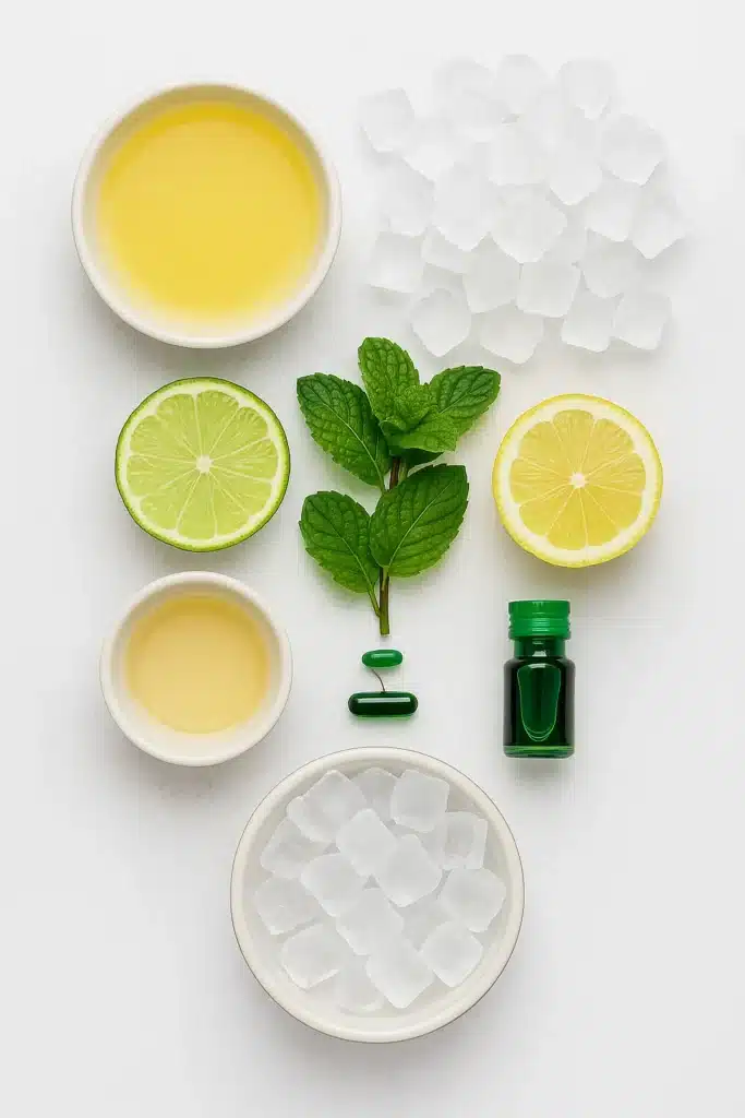 Liquid Maria Juana Drink Recipe (2025 Guide to the Viral Green Drink) 11 ingredients arranged for liquid maria juana drink recipe