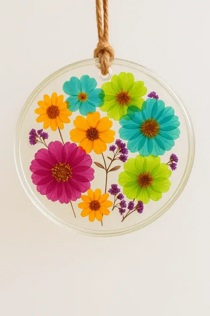 How to Make Clear Glue Flower Suncatchers at Home (Easy 2025 DIY Guide) 1 3 2
