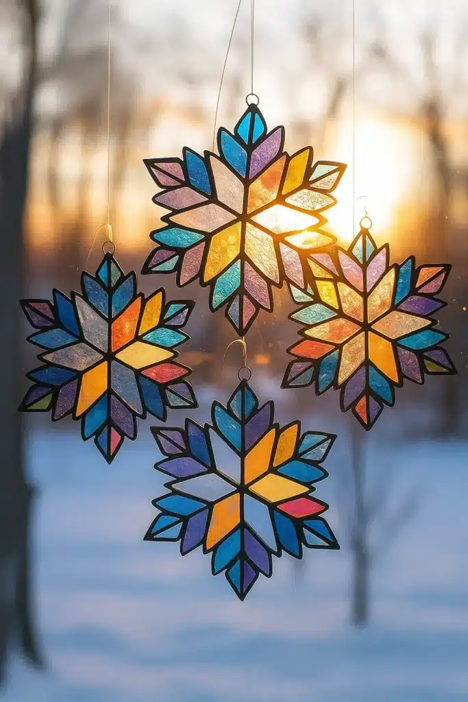 DIY Snowflake Suncatchers: Sparkly Winter Window Decor You Can Make at Home (2025) 1 6 3