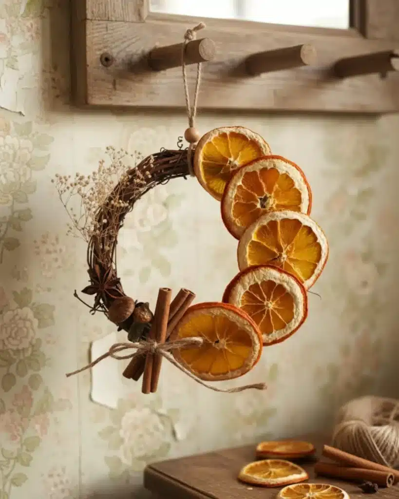 How to Make a DIY Dried Orange Christmas Wreath in 2025 (Rustic & Natural Decor) 1 6 5