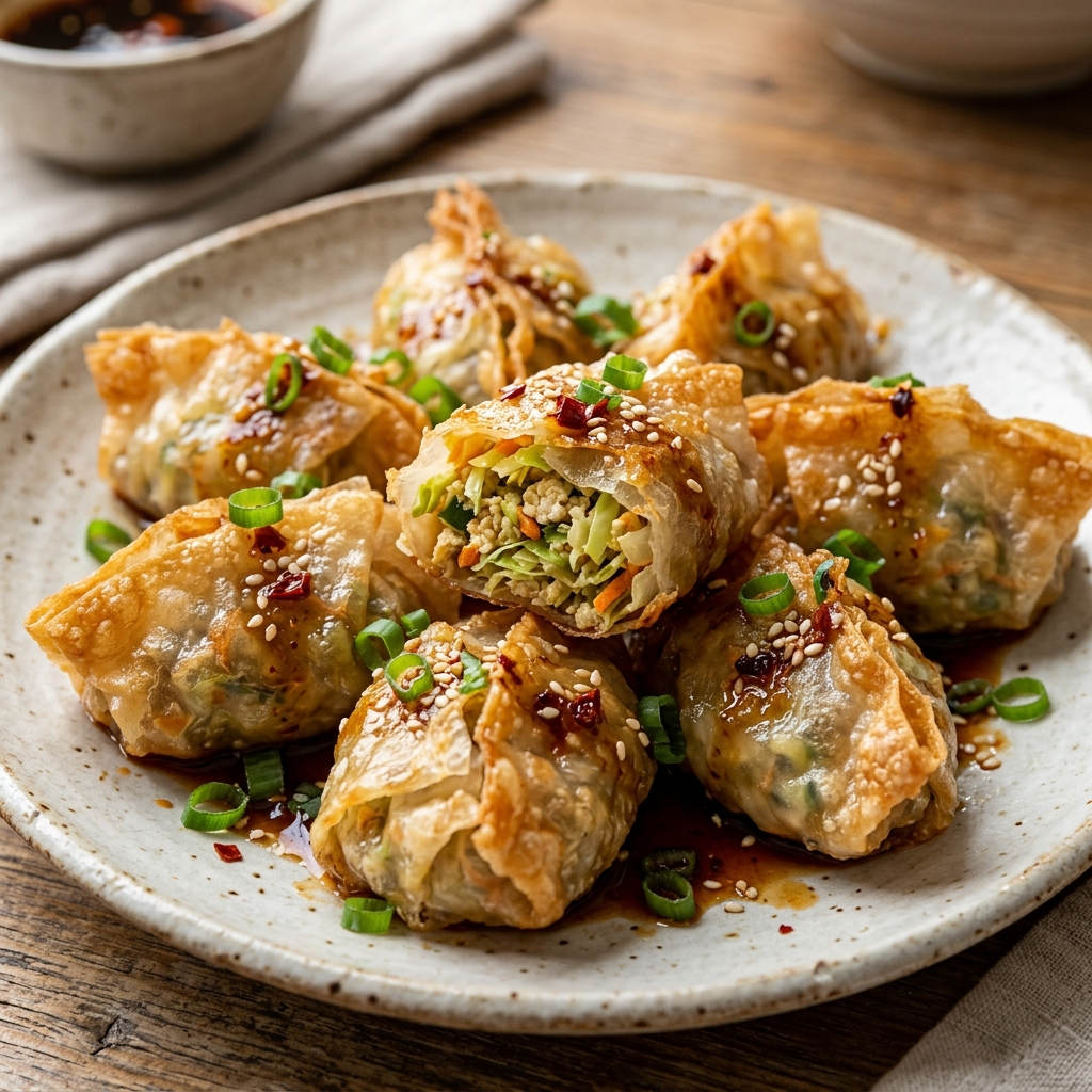 Crispy Rice Paper Dumplings Recipe