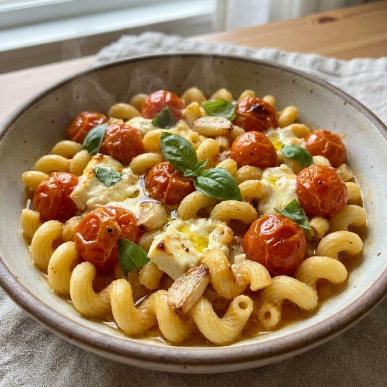 tiktok tomato feta pasta recipe