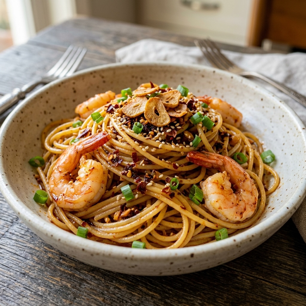 Salsa Macha Pasta With Shrimp Recipe 2026 12 Salsa Macha Pasta With Shrimp recipe