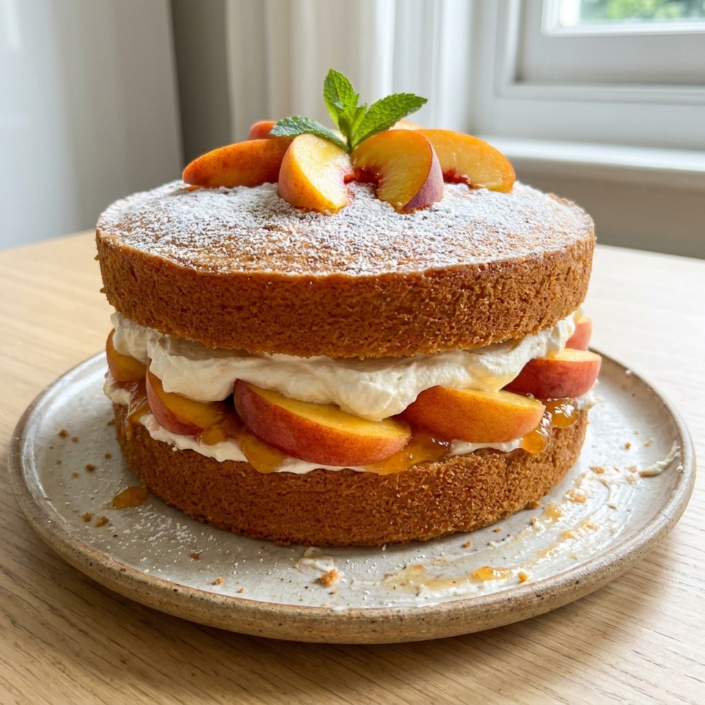 Peaches and Cream Victoria Sandwich Recipe 2026 10 Peaches and Cream Victoria Sandwich Recipe