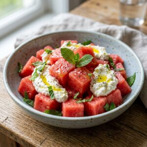 Watermelon With Whipped Feta Recipe