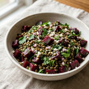 No-Cook Beet and Lentil Salad Recipe