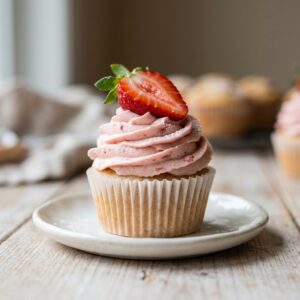 Strawberries And Cream Cupcakes Recipe