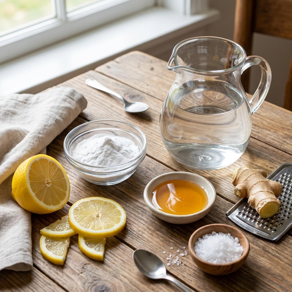 baking soda water shot Recipe