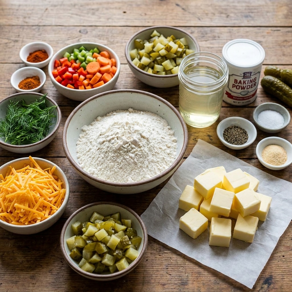 pickle cheese biscuits Recipe