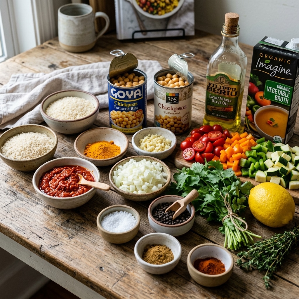 Harissa Chickpeas With Turmeric Rice Recipe 2026 13 Harissa Chickpeas With Turmeric Rice recipe