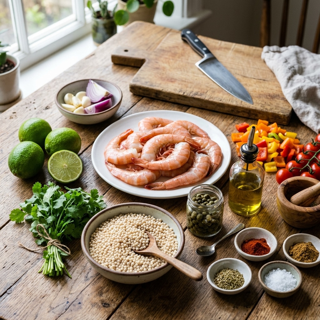 Mojo Shrimp With Couscous and Fried Capers Recipe 2026 13 Mojo Shrimp With Couscous and Fried Capers Recipe