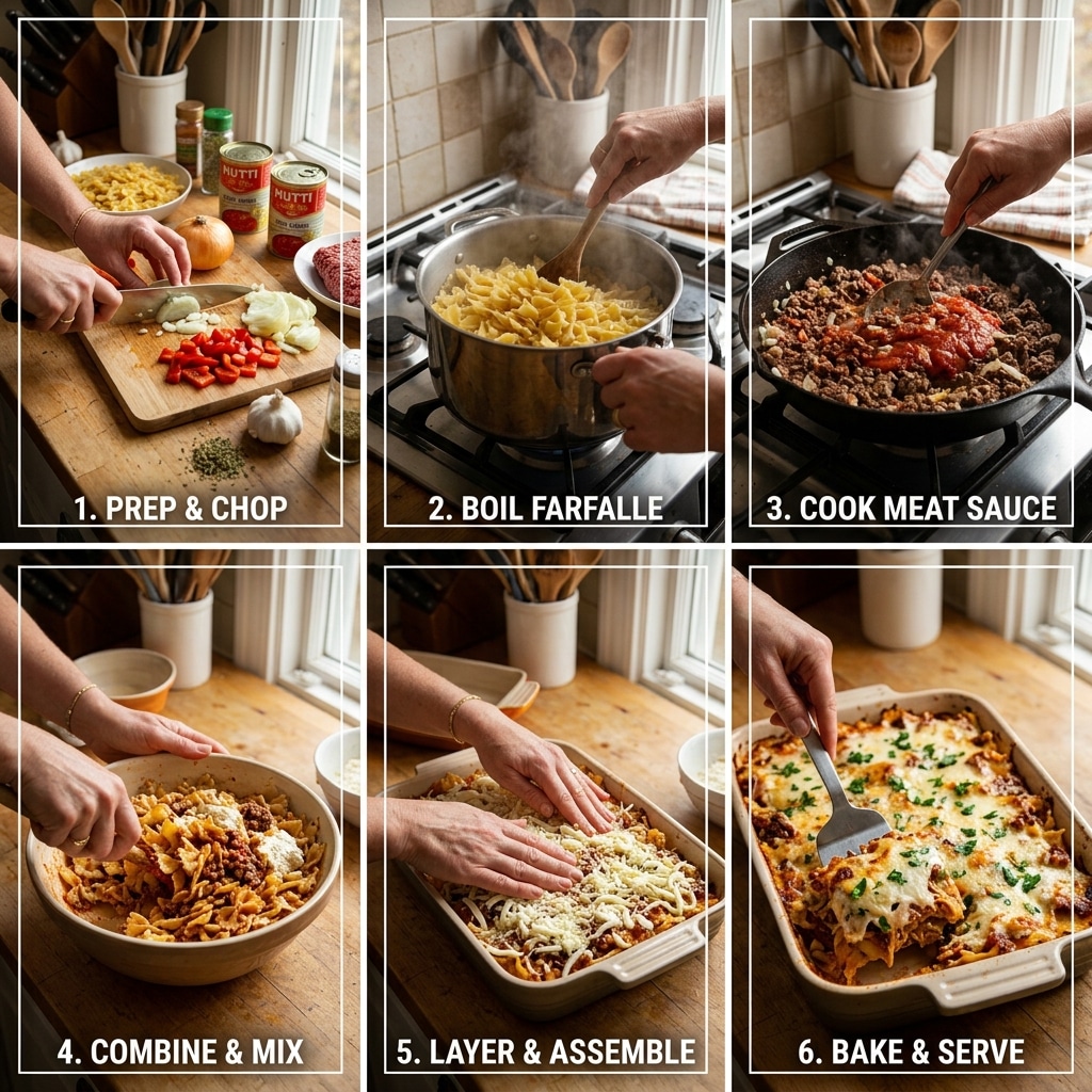 Viral Bow Tie Casserole Recipe: Creamy Family Favorite 2026 14 Viral Bow Tie Casserole Recipe