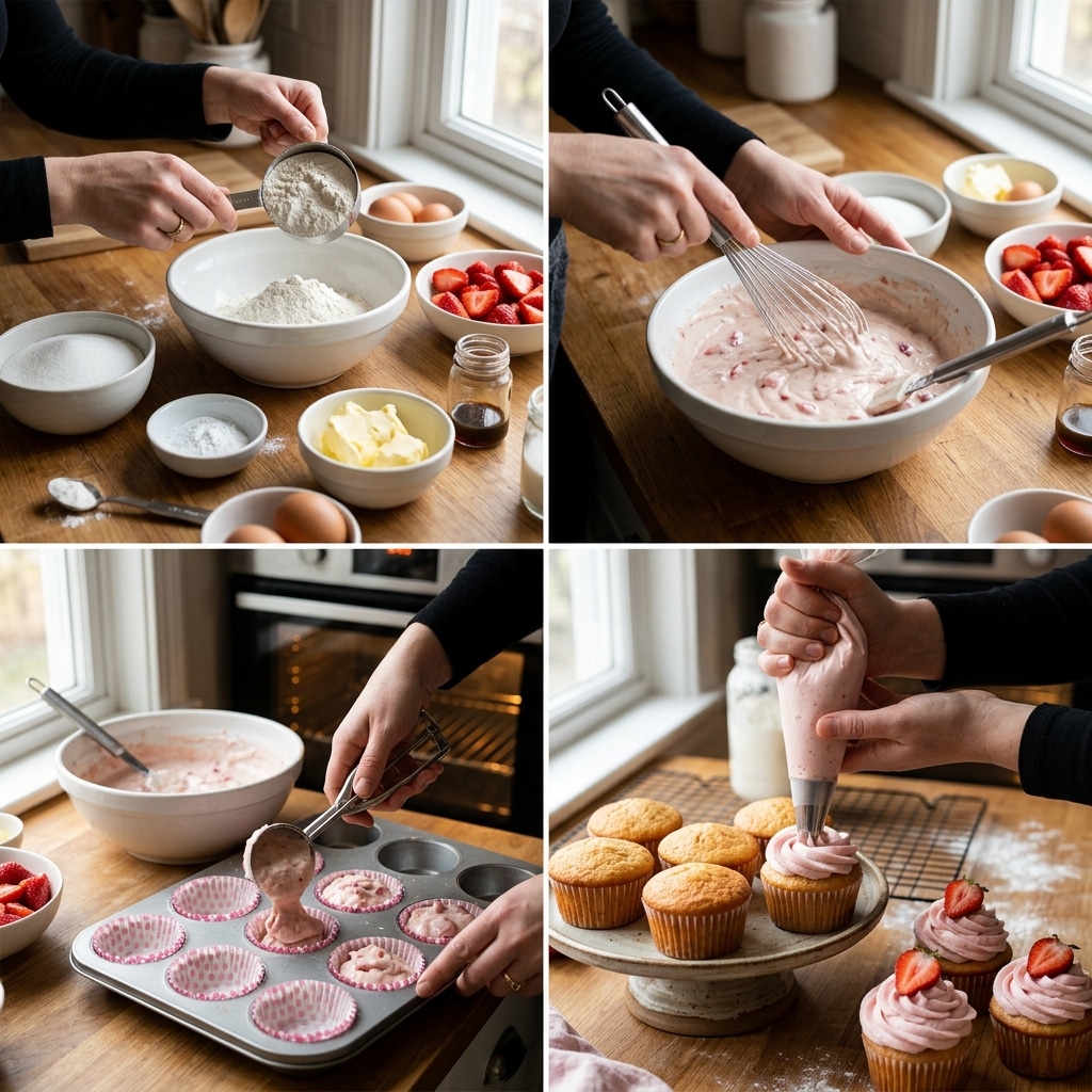 Strawberries And Cream Cupcakes Recipe: A Homemade Delight 2026 14 Strawberries And Cream Cupcakes Recipe