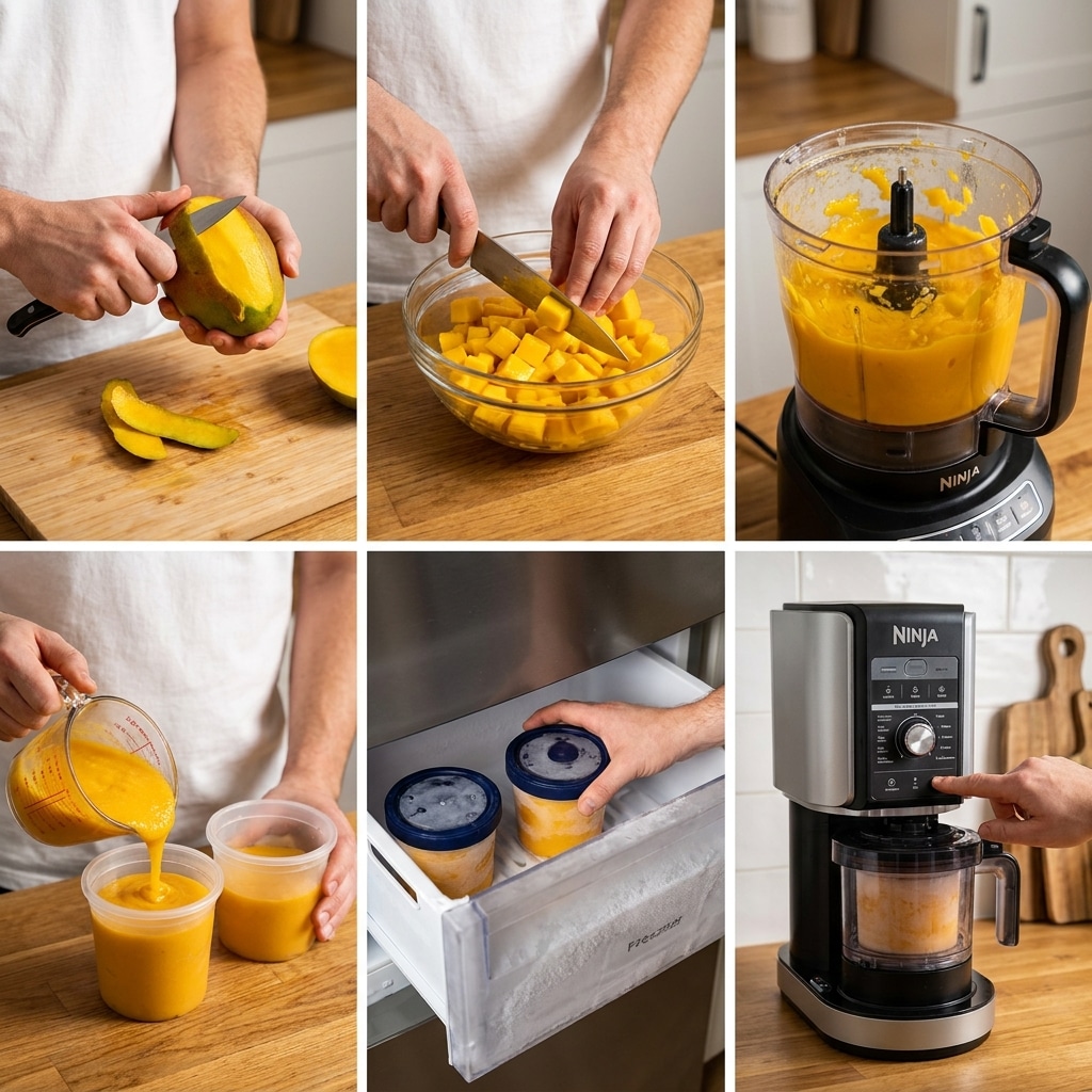 Ninja Creami Mango Sorbet Recipe: Homemade Frozen Tropical Treats 2026 14 Ninja Creami Mango Sorbet Recipe