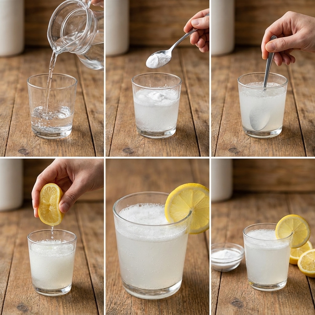 baking soda water shot Recipe
