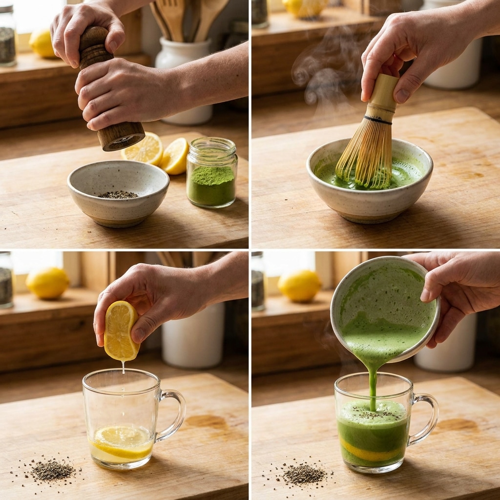 Lemon Pepper Matcha Recipe: A Refreshing Green Tea Beverage 2026 14 Lemon pepper matcha recipe