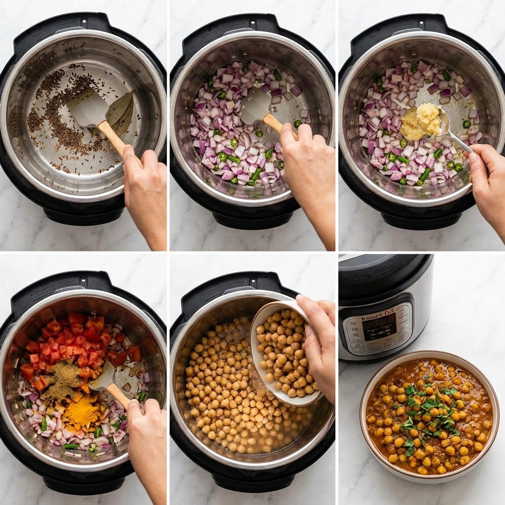 Chana Masala Instant Pot Zero Oil Recipe: Healthy Protein-Packed Chickpea Curry 2026 14 chana masala instant pot zero oil